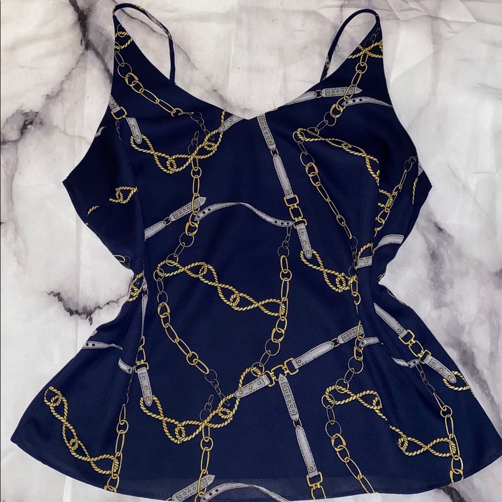 Banana Republic Chain Print Top